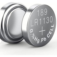 Adet AG10 Alkaline 189 V10GA LR54 D389 Sr Lr 1130 S1131E 389 LR54 SR54 Ag 10 SR1130W Düğme Pil (Terazi-Saat-Baskül Pili) (20)