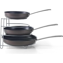 Canyon-4 Katlı Tava Rafı Polytherm Kaplama Gri