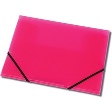 Lastikli Dosya Pembe A4