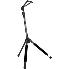 Support GS-100+ Genesis Guitar Stand Genesis® Serisi Plus Ayarlanabilir Yükseklikte, Asılı Stil Gitar Standı | Sehpası - Itme Düğmeli Bacak Kilitleme Mekanizmasıyla
