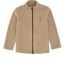 U.S. Polo Assn. Kız Çocuk Açık Haki Fermuarlı Polor Sweatshirt 50317875-VR183
