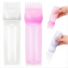 Taraklı Saç Boyama ve Bakım Yağı Uygulama Şişesi, (2)