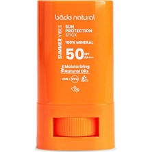 Natural 50 SPF%100 Mineral Filtreli ve Doğal Yüksek Korumalı Güneş Stick 16 G