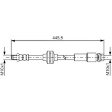 Bosch 1987481668 Fren Hortumu Arka 1681131 AV612282AC