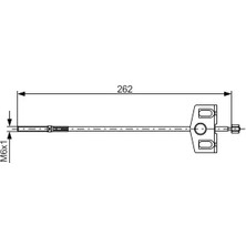 Bosch 1987482337 Arka El Fren Teli 36402JD00A