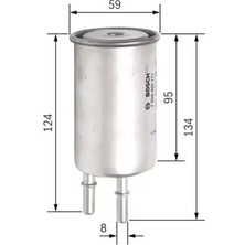 Bosch F026403771 Yakit Filtresi 31355412 31405750 31430629