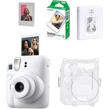 Pearl Shop Mini 12 Fotoğraf MAKINESI-10LU Film-Simli Pleksi KILIF-64LÜ Albüm ve Mıknatıslı Çerçeve Set 2