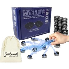 Keyifli Manyetik Taş Oyunu - Mıknatıslı Satranç Oyunu, Mıknatıslı Taş Oyunu, Eğitici Masa Oyunu, Konsantrasyon ve Mantıksal Düşünme Geliştirici, Ebeveyn-Çocuk Iletişimi, Gençler Için Parti Oyunu