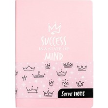 Pearl Shop Note Defter 15 x 21 Çizgili Şeker Pembe
