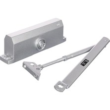 Pearl Shop Kapı Hidroliği 103 Sabit Güçlü 3 Numara (60 Kg) Kapı Yayı, Gümüş