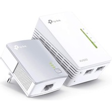 Pearl Shop TL-WPA4220KIT 300MBPS AV600 Wi-Fi Powerline Extender Başlangıç Kiti, Kablosuz Menzil Genişletici