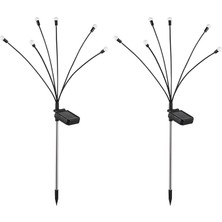 Pearl Shop Güneş Enerjili Bahçe Çim Lambası Ateşböceği Işıkları Su Geçirmez Dış Mekan Yolu Işık Peyzaj Dekoratif Gece Işıkları