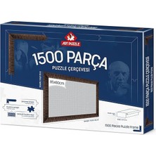 Pearl Shop Puzzle Kahverengi 1500 Parça Demonte Puzzle Çerçevesi