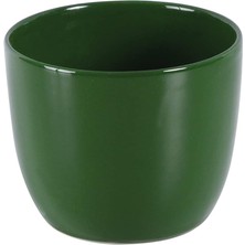 Pearl Shop Karmen Seramik Saksı 12 cm 3'lü Yeşil