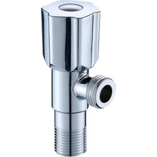 Pearl Shop Taharet Musluğu - Ara Musluk 3/8 Evrensel Çıkışlı/dayanıklı Pirinç Döküm Gövde ile Yıllar Boyu Sorunsuz Kullanım Sağlayın (1 Adet)