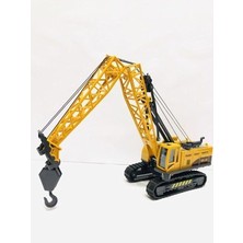 Pearl Shop Oyuncak Vinç Iş Makinesi Ipli Sarılır Makaralı Paletli Kurtarıcı