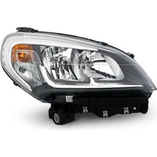 Ayfar 505310 Doblo 2015 Sonrası Sağ Far Motorlu Krom Çerçeveli