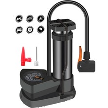 Pearl Shop 160 Psı Araç Bisiklet Motosiklet Top Ayak Pompası Profesyonel Pompa