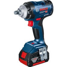 Pearl Shop Professional Gds 18V-400 Akülü Darbeli Somun Sıkma (18 Volt, 2 x 5,0 Ah Akü, Şarj Cihazı, Plastik Çanta, 400 Nm Maks. Tork, 1/2" Kare Uç Girişi)