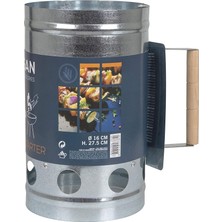 Pearl Shop Label 8192550 Kohlestarter Gümüş 16 x 27,5 cm 16 x 27,5 cm