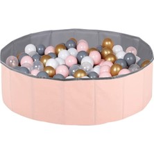 Pearl Shop Marine Katlanabilir Top Havuzu - Oyun Alanı - Oyun Halısı + 150 Adet 5 Renk Top Hediye