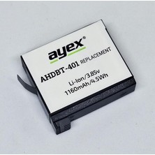 Pearl Shop AHDBT-401 Batarya, Gopro, Hero4 Kamera Ile Uyumlu