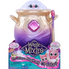 Pearl Shop Mixies -Sihirli Mixies Interaktif 8 Inç Pembe Peluş Oyuncak ile Büyülü Misting Caldron