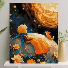 Pearl Shop Boyama Tuval Seti Fırça Boya Dahil (Çıtalı) 40X50 cm - Küçük Prens