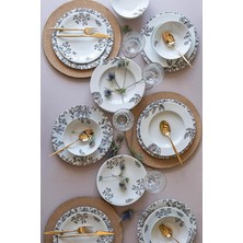 Pearl Shop Porselen Zeugma 24 Parça 6 Kişilik Yemek Takımı 885694