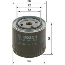 Bosch 0451203154 Yag Filtresi 0003897992 0012000005 0012000007