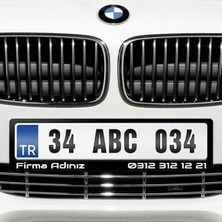 Pearl Shop Özel Plakalık, Siyah, 2 Adet