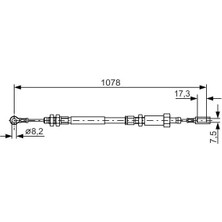 Bosch 1987482002 On El Fren Teli 1336889080 4745V6 K1336889080