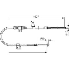 Bosch 1987482274 Arka El Fren Teli Sag 474632 4820A104