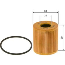 Bosch 1457429249 Yag Filtresi 1109AH 1109AJ 1109CK