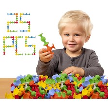 Pearl Shop Vakum Moleküller 25 Parça 6 Figür Vakum ve Vantuzlu Molekül 1 Yaş ve Üzeri Eğitici Oyuncak