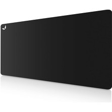 Classic - Gaming Oyuncu Gamer Mouse Pad, Kaymaz Taban Büyük Boy Large Ofis Tipi Mouse Ped, Fare Altlığı, Düz Masa Koruyucu Klavye Altı Mousepad 70X30 Cm, Siyah