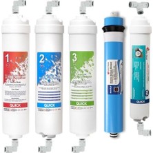 Pearl Shop 3181 Lg Kapalı Kasa Su Arıtma Cihazı Filtre Seti 5 Aşamalı Lg