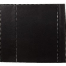 Pearl Shop 3531-1 Sümen Takımı Suni Deri Tek Parça Pad Toplantı Sümeni 35X31, 5 Cm, Siyah