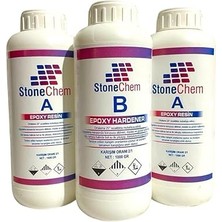 Pearl Shop Ultra Şeffaf Epoksi Reçine 3 kg Hobi Sanat Tepsi Magnet Ahşap