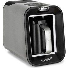 Pearl Shop Kaave Uno Pro Türk Kahve Makinesi, 735W, 4 Fincan Kapasite, 1 L Hazne, 32.5 x 24 x 29 Cm, Antrasit