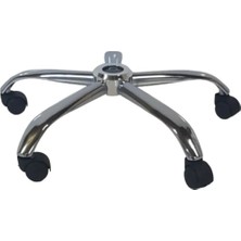 Pearl Shop Concept Borulu Yıldız Ayak Dönerli Koltuk Ayağı Tekerlekli