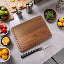 Pearl Shop Akasya Kesme Tahtası Antibakteriel Yıkanabilir Doğrama Tahtası Dikdörtgen 35X25CM | Antibakteriyel ve Yıkanabilir Akasya Kesme Tahtası - Hijyenik ve Dayanıklı Doğrama Işleriniz Için Ideal