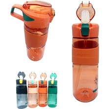 Pearl Shop ml Tritan Su Şişesi – Dayanıklı ve Hafif Spor Matara, Bpa Içermez, Sızdırmaz Kapak, Taşınabilir ve Şık Tasarım, Sağlıklı Içim Için Ideal, Spor ve Günlük Kullanıma Uygun (Sıcak Turuncu)