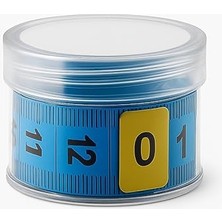 150 cm Mezura – Esnek Dikiş ve Terzi Ölçüm Şeridi, Plastik Kutulu, Çift Taraflı Santim ve Inç Gösterimli, Yumuşak ve Dayanıklı (Renk Stok Durumuna Göre Gönderilir)