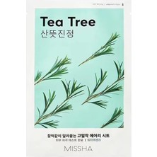 Pearl Shop Çay Ağacı Özlü Yağ Kontrolü Sağlayan Yaprak Maske (1AD) Airy Fit Sheet Mask Tea Tree