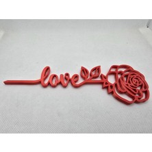 TSC Sevgililer Günü Gülleri Pla Kırmızı Doğal Malzeme Hediyelik Eşya