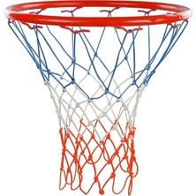 Pearl Shop Basketbol Filesi - Basketbol Pota Ağı - Mavi-Beyaz-Turuncu (2 Adet)