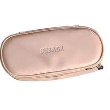 Pearl Shop Oval Fermuarlı Kalem Kutusu Suni Deri Uçuk Pembe