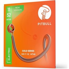 Pearl Shop Gold Seri Elektro Gitar Teli Set (11-52 Medium Top Heavy Bottom, Tekli Set)