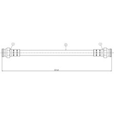 CAVO C800567A Fren Hortumu Arka 5944002